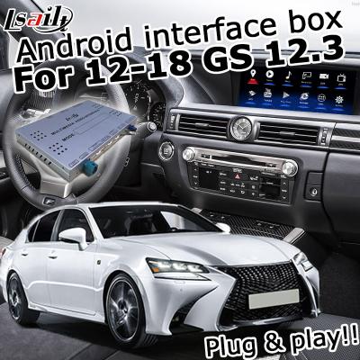 China Navigation Video Interface Box carplay android auto For Lexus Gs 2012-2019 GS350 GS450h Gps Navigation Box for sale