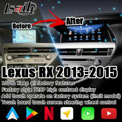 Cina 10.25 pollici Lexus Android Screen con Carplay Android Auto Lsailt Per RX350 RX450h in vendita