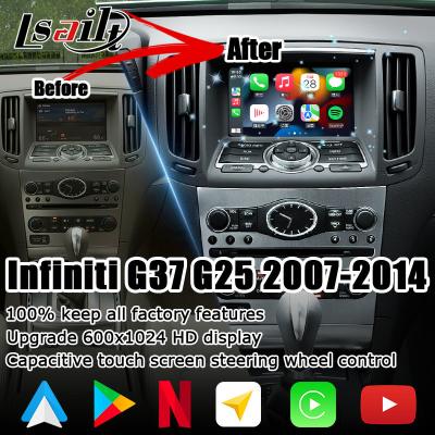 China Navegación GPS NISSAN Multimedia Interface Android Carplay 1.8G para Infiniti G37 G25 en venta