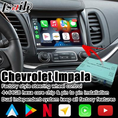 China Navegação do tempo real da relação do espelho do androide carplay da caixa da navegação de 4+64GB Chevrolet Impala Android auto à venda