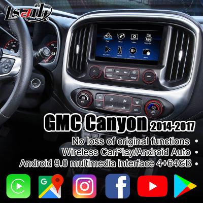 Cina Interfaccia dell'automobile di 4+64GB Android con CarPlay senza fili, Google Map, Mirrorlink, Instagram, YouTube per il canyon, sierra, GMC in vendita