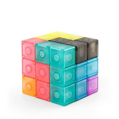 China 3D Magnetische Rubik's Cube Magnetische Puzzle Cube Set van 7 Multi Forms voor Kinderen Te koop