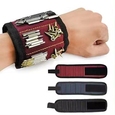 China                    Custom Super Strong Magnetic Wristband with Strong Magnet Hold Screw Nail Fastener              for sale