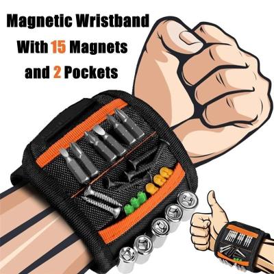 China                    Magnetic Strap Magnetic Wristband Bag Suction Nail Strong Wrist Strap Magnetic Multifunctional Tool              for sale