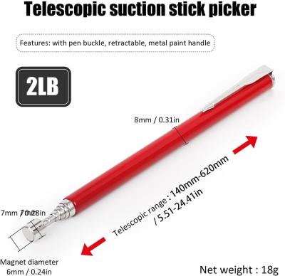 China                    Telescopic Magnetic Pick up Tool Handy Tool for Screws Nuts Pins, Magnetic Sweepers              for sale