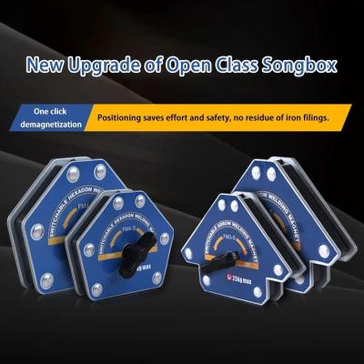 China                    Magnetic Welding Holders Angle Solder Arrow Magnet Weld Fixer Positioner Ferrite Holding Auxiliary Locator Tools              for sale