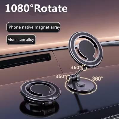 China 1080 Magnetic Car Phone Holder Magnet Car Bracket Mount Cell Smartphone Support in Car For iPhone 15 14 13 12 11 Samsung for sale