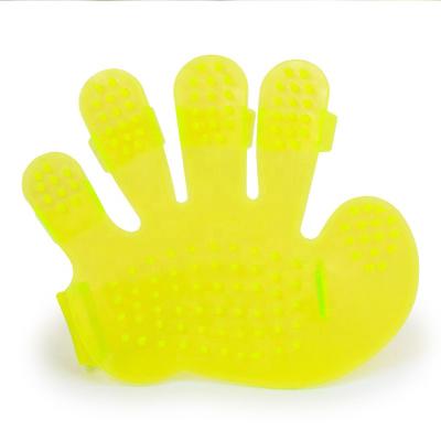 China Sustainable Pet Supplies New Product Five Finger Pet Bath Brush for sale