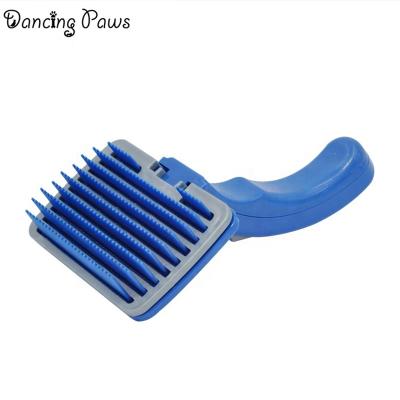 China High Efficiency Sustainable Stock Dog Hair Fur Remover Self Cleaning Pet Grooming Brush for sale