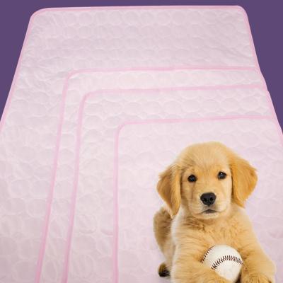 China Dog Mat Four Seasons Cooling Sleep Pad Cat And Dog Home Universal Ice Travel Mat Pet Supplies M for sale