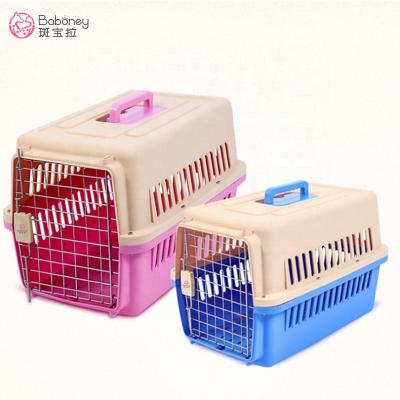 China New ABS+PP Materials Multi-pattern Breathable Airline Size M Pet Carrier Approved Soft Sided Carrier for sale