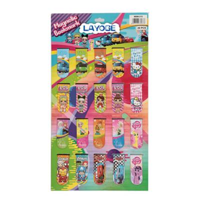 China China Factory Hot Selling Custom Mini Promotional Magnet Folding Magnetic Bookmarks for sale