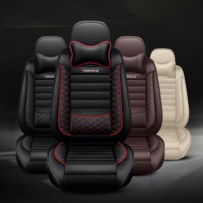 China New Design Waterproof/Dustproof/Non-Slip/Easy Clean Seasons All Car Comfortable Auto Seat Cover Seat Cover Luxury Universal Car Leather Cushion for sale