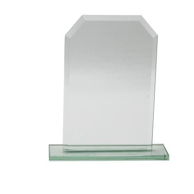 China Europe Customized White Crystal Awards Glass Slab And Factory Outlet High Quality Award Glass for sale