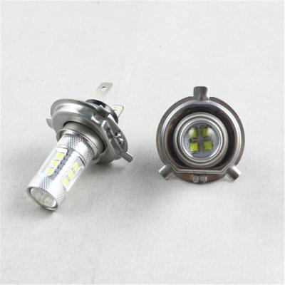 China Wholesale car h4 fog lamp p43t 80w 3528 smd 16 soket H4 led fog light bulbs h4 led fog light for sale