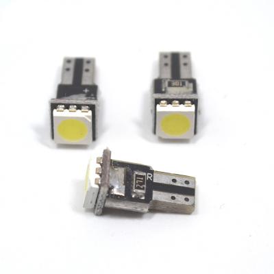 China Wedge T5 5050 1SMD Dashboard Led Canbus White Car Dashboard Bulb Vehicle Side Auto Light Interior Lamps DC 12V Led Bulb Light t5 for sale