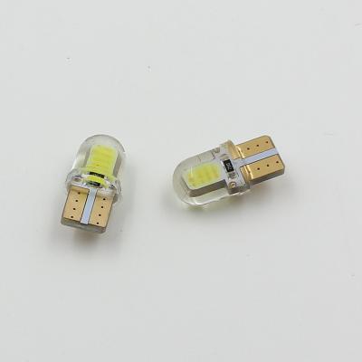 China Car interior t10 194 168 w5w dashboard light/car led light interior dome light/auto light cob bulb light silicone waterproof 501 t10 w5w led bulbs for sale