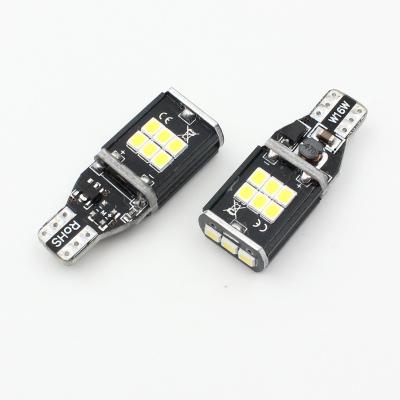 China Canbus 921 912 W16W T15 LED Error Free Backup Reverse Light For VW Sharan Scirocco 3020 15SMD LED Super Car Bulb for sale