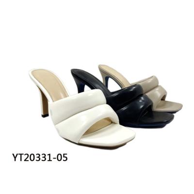 China 2022 New Arrivals Anti-odor Women's Sandals Slipper Sandals Heel Sandals High Quality Heels for sale