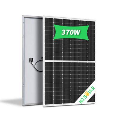 China Mono Solar Power System 360W 370W 380W Solar Panel PV Solar Power Modules 370Watt For Home Project for sale