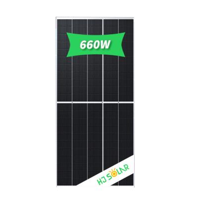 China Custom 660W 650W 645W 665W 65 Renewable Energy Monocrystalline PV Solar Photovoltaic Solar Power System Panels Wholesale for sale