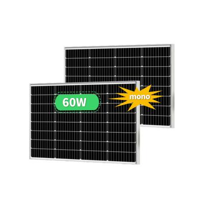 China Mini solar system street light 40w 50w 60w 80w 100w solar panels 12v high efficiency solar panel for solar light for sale