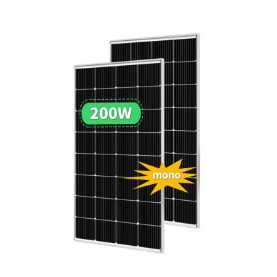 China Hot Sales Solar Street Light Factory Solar System PV Panels Cheap Price 200w 240w 300w Mono Solar Cells Solar Panel For Home Use for sale