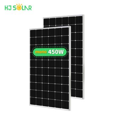 China Solar System Street Light Monocrystalline China 450W 400W 350W Solar Panels Home Manufacturer For Electricity for sale