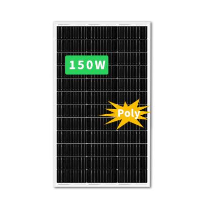 China Solar Street Light System Poly 100w 150w 200w 250w 300w 18V 36V 150Watt OEM Solar Solar Panel For Home Projects for sale