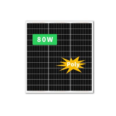 China Poly Solar System Street Light PV Modules 18V 36V 80Watt 50w 60w 80W 100W Solar Power Products Solar Panel Price for sale