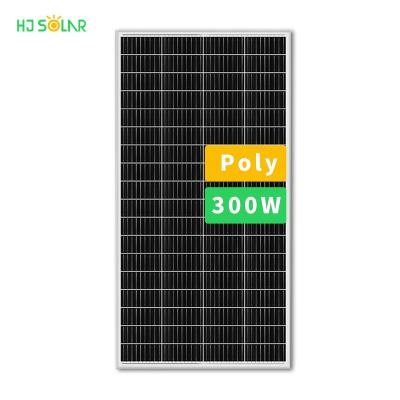 China Solar system street light solar panels 300Watt 18V 54 poly solar cells for home project china wholesale cheap price for sale