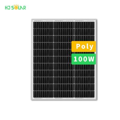 China 100 watt poly solar system solar street light mini solar home light 100W 150W 200W PV modules 100W 150W 200W cheap price for sale