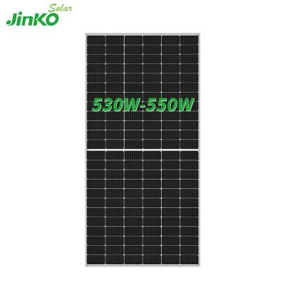 China Jinko solar panels 144cells 530w 535w 540w 545w 550w home/commercial solar power system use 1 array 500 watt mono solar panel for sale