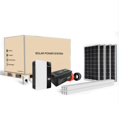 China Home Complete Solar Power System 3kw 5kw 6kw 8kw 10kw All Outdoor Solar Power System Ip65 for sale