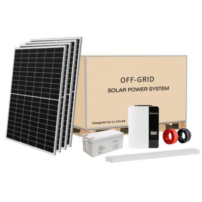 China Home Rooftop Solar System 5kw 10kw 15kw On Off Grid Home Solar Energy Storage System With Battery for sale