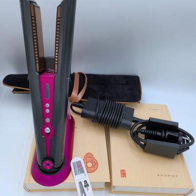 China Cool Shot Ionic Wholesale Hair Straightener Curly Hair Straightening Dual Use Cordless Portable Styling For Dy Corrale HS03 with EU/US/UK Plug for sale