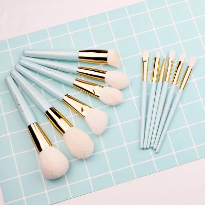 China Angular Blush CHICHODO 12 Pcs Makeup Brush Set Full Set Of Real Animal Hair Wool Beginner Makeup Brush Makeup Pen for sale