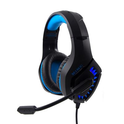 China Over Ear OEM Custom PC Red Led Light 3.5Mm Left Headset Gaming For Ps5 Ps4 Xbox With Microphone for sale