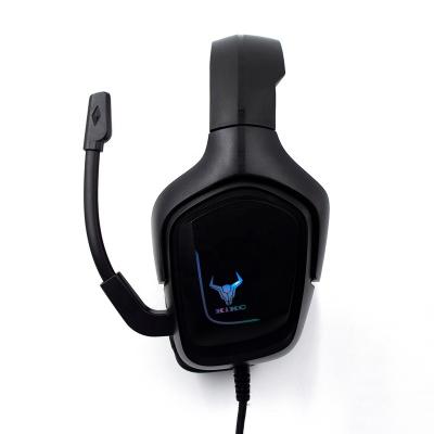 China Lights Factory Price OEM Brand Multicolor Gaming Headset Wired Usb 3.5Mm Gaming Left Earphone For Gamer for sale