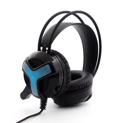 China Stock Dropshipping Quality Over Ear Usb Wired 3.5Mm Headset Play With Mic for sale