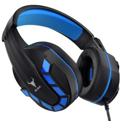 China KIKC PS4 Bestselling Gamer Gaming Earphones Headset 3.5mm Comfortable Wearing Universal PC With Microphone for sale