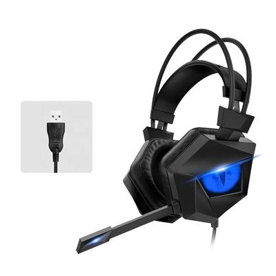 China Over The Ear Wholesale Logo Cool Computer PS5 PS4 FPS OEM Gamer Gaming Headset With MIC for sale