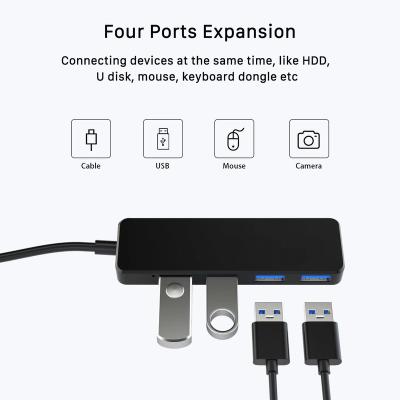 China 3.0HUB and 2.0HUB 4 Ports OEM Docking Station Interface Pron 4 USB HUB Multifunctional Keyboard Adapter Left Charging Switch for sale