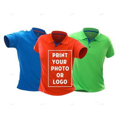 China summer Polo Suit Personal Company Group short-sleeved casual LOGO Custom POLO Shirt Cotton Anti-wrinkle Men and women custom for sale