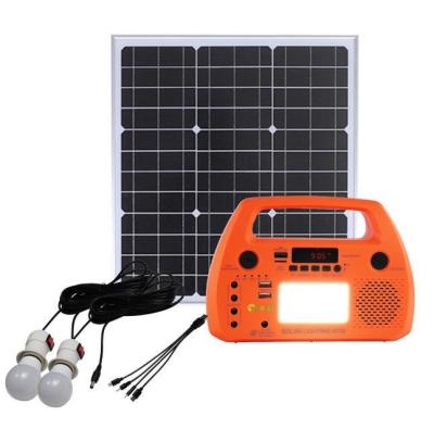 China Wholesale 15W DC Solar Power System Portable Home Solar Generator System Solar Kit for Home Lighting with Solar Panel for sale