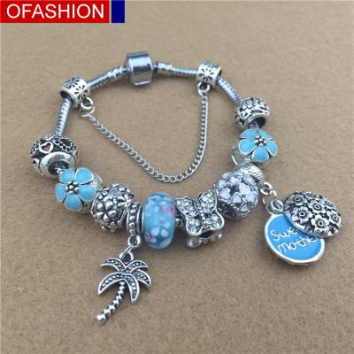 Κίνα Trendy Custom Fashion Crystal Jewelry China Hot Sale Unique Silver Charm Bracelet Fast Delivery New Designer προς πώληση