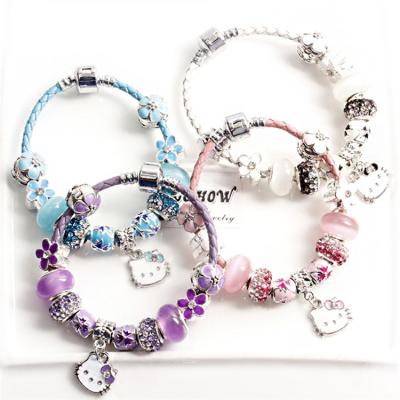 Κίνα Wholesale Diy Handmade Child Bracelets China Factory Fast Delivery 2021 New Innovative Product Bead Leather String Bracelets προς πώληση