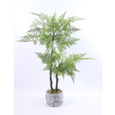 China Contemporary Other Wholesale Artificial Bamboo Plants Fern Tree Plants Faux Plants Home Decor Indoor Garden Artificial Decoration for sale