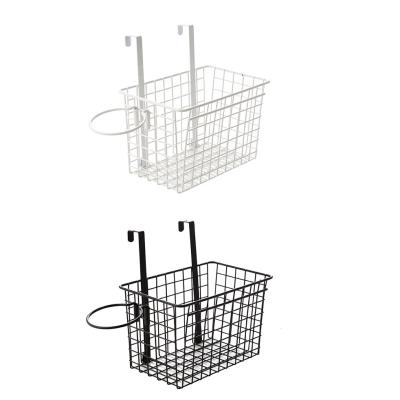 China Steel Wire Sideboard Viable Organizer Holder for Cutting Boards Wall Door Storage Hanging Basket, Over Cabinet Door Organizer en venta