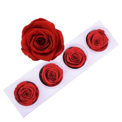 China Eternity Sparkle Rose Head Meaning Forever Flower Red Infinite Roses of the Day 6-7cm Konservierte Rosen Grohandel de Vlentines for sale